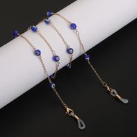 Fashion Chain Blue Eye Beads Handmade Glasses Chain Anti-lost Chain main image 3
