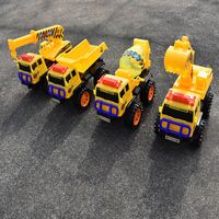 Children's Beach Toy Sliding Construction Vehicle Dump Truck Crane Bulldozer main image 1