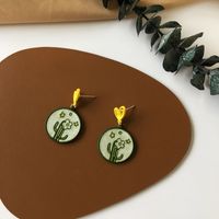 New Cute Geometric Earrings Wholesale Jewelry main image 3
