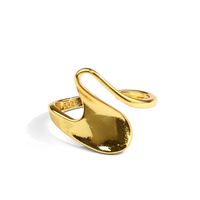 Japanese And Korean New Classic Geometric Ring Popular Creative Irregular Winding Girl Ring Ins Online Influencer Jewelry main image 6