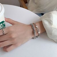 Retro Herz Kreis Nähen Armband Weibliches Nischendesign Geflochtene Kette Herzförmiges Armband main image 6