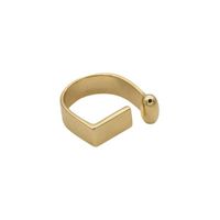 Simple U-shaped Geometric Opening Ring Fashion Sexy Index Finger Ring main image 6