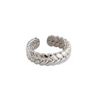 2021 New Exquisite Woven Chain Ring Women's Fashion Simple Style Niche Design Open Index Finger Ring Trendy main image 3