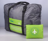 Korean Style Waterproof Oxford Cloth Foldable Travel Storage Bag Travel Storage Bag Large Capacity Aircraft Trolley Bag Wholesale sku image 1
