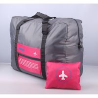 Korean Style Waterproof Oxford Cloth Foldable Travel Storage Bag Travel Storage Bag Large Capacity Aircraft Trolley Bag Wholesale sku image 3