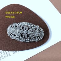 A Variety Of Mid-ancient Backflow Full Diamond Color Gem Brooch Shehua Retro Distressed Style Pin sku image 5