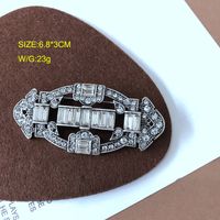 A Variety Of Mid-ancient Backflow Full Diamond Color Gem Brooch Shehua Retro Distressed Style Pin sku image 6