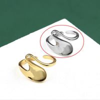 Japanese And Korean New Classic Geometric Ring Popular Creative Irregular Winding Girl Ring Ins Online Influencer Jewelry sku image 2