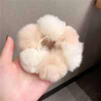 Autumn And Winter New Plush Head Rope Female Temperament Rubber Band Female Ins Two-color Headdress sku image 3