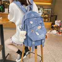 Schoolbag Primary School Girls Ins Casual All-matching High School Student Backpack Japanese College Junior High School Large Capacity Backpack main image 3