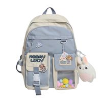 Summer Multi-layer Ultra-light High-capacity Students Backpack main image 6