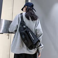 Internet Hot Casual Mechanical Style Simple 2021 New Sports Messenger Bag Men's And Women's Non-canvas Nylon Mobile Phone Chest Bag main image 4