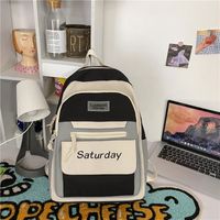Summer Color Matching Ultra-light High Capacity Backpack sku image 1