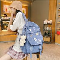 Schoolbag Primary School Girls Ins Casual All-matching High School Student Backpack Japanese College Junior High School Large Capacity Backpack sku image 5