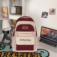 Summer Color Matching Ultra-light High Capacity Backpack sku image 3