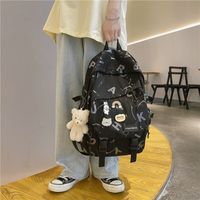 Schoolbag Primary School Girls Ins Casual All-matching High School Student Backpack Japanese College Junior High School Large Capacity Backpack sku image 6