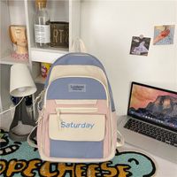 Summer Color Matching Ultra-light High Capacity Backpack sku image 4