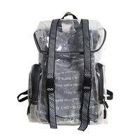 Transparent Backpack Large-capacity Backpack Reflective Three-dimensional School Bag sku image 1