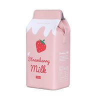 New Trendy Fashion Milk All-match Color Printing Korean Small Square Bag sku image 1