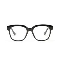 Blu-ray Square Retro Transparent Frame Student Flat Glasses Can Be Equipped With Glasses main image 4
