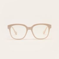 Blu-ray Square Retro Transparent Frame Student Flat Glasses Can Be Equipped With Glasses main image 5