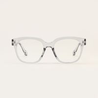 Blu-ray Square Retro Transparent Frame Student Flat Glasses Can Be Equipped With Glasses main image 6
