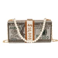 Full Rhinestone-studded Dollar European And American Fashion Dollar Cross-border Shoulder Bags sku image 1