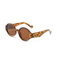 Round Jelly Color Tortoiseshell Frame Street Shooting Pure Color Sunglasses Female Sunglasses sku image 3
