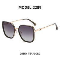 European And American Big Frame Sunglasses Female Tide Korean Outdoor Sunshade Mirror Wholesale sku image 3