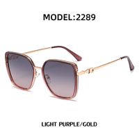 European And American Big Frame Sunglasses Female Tide Korean Outdoor Sunshade Mirror Wholesale sku image 4