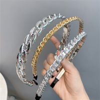 Retro Metal Chain Headband Wholesale sku image 4