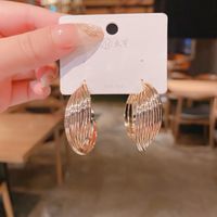 Gold Electroplating Exquisite Glossy Multi-layer Earrings Wholesale main image 3