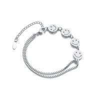 Korea's Smiley Face Bracelet Stainless Steel Personality Expression Hand Jewelry main image 6