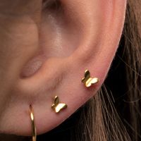 Butterfly Stud Earrings Fashion Cute Ear Buckle Ear Jewelry main image 4