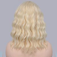 Short Natural Wave Wigs Synthetic Wigs Blond Wigs main image 5