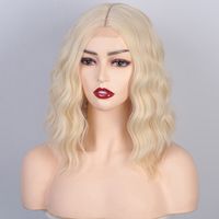 Short Natural Wave Wigs Synthetic Wigs Blond Wigs main image 7