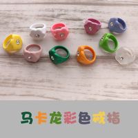 European And American Acrylic Cross-border Resin Gemstone Index Finger Tail Ring Cross-border Europe And America main image 3