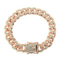 Hip Hop Bracelet Jewelry Full Of Rhinestones Bracelet Fashion Diamond Jewelry main image 4
