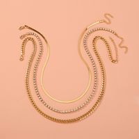 European And American Light Luxury Diy Multi-layer Necklace Clavicle Chain main image 3