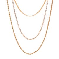 European And American Light Luxury Diy Multi-layer Necklace Clavicle Chain main image 6