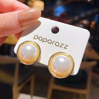 Boucles D&#39;oreilles En Perles Coréennes Nouvelles Boucles D&#39;oreilles Simples À La Mode main image 1