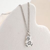 Fashion Retro Niche Design Sense Hip-hop Punk Style Necklace Simple Temperament Trend Bear Flower Necklace main image 2