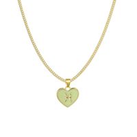Simple Style Heart Alloy Patchwork No Inlaid Women's Necklace main image 5