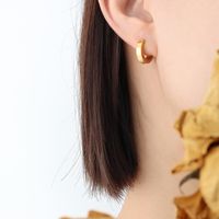 Korean Version Of Earrings Titanium Steel Earrings Fashion Jewelry main image 3