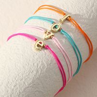 Tissage Corde Élastique Love Bracelet Lettre Pendentif Bracelet main image 2