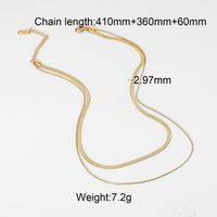 Twisted Cuban Chain 18k Gold Plated Stainless Steel Necklace Hip Hop Necklace Wholesale sku image 2