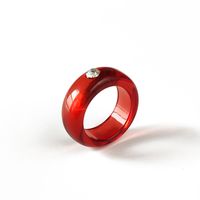 European And American Acrylic Cross-border Resin Gemstone Index Finger Tail Ring Cross-border Europe And America sku image 2