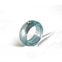 European And American Acrylic Cross-border Resin Gemstone Index Finger Tail Ring Cross-border Europe And America sku image 3