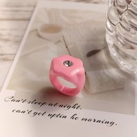 European And American Acrylic Cross-border Resin Gemstone Index Finger Tail Ring Cross-border Europe And America sku image 13