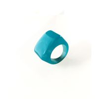 European And American New Acrylic Acetate Resin Multi-color Transparent Shank Ring sku image 4